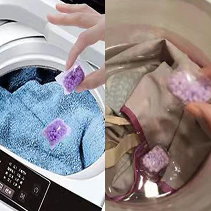 50Pcs Wäsche Duft Perlen Granulat saubere Kleidung Wäsche Weichspüler langlebig