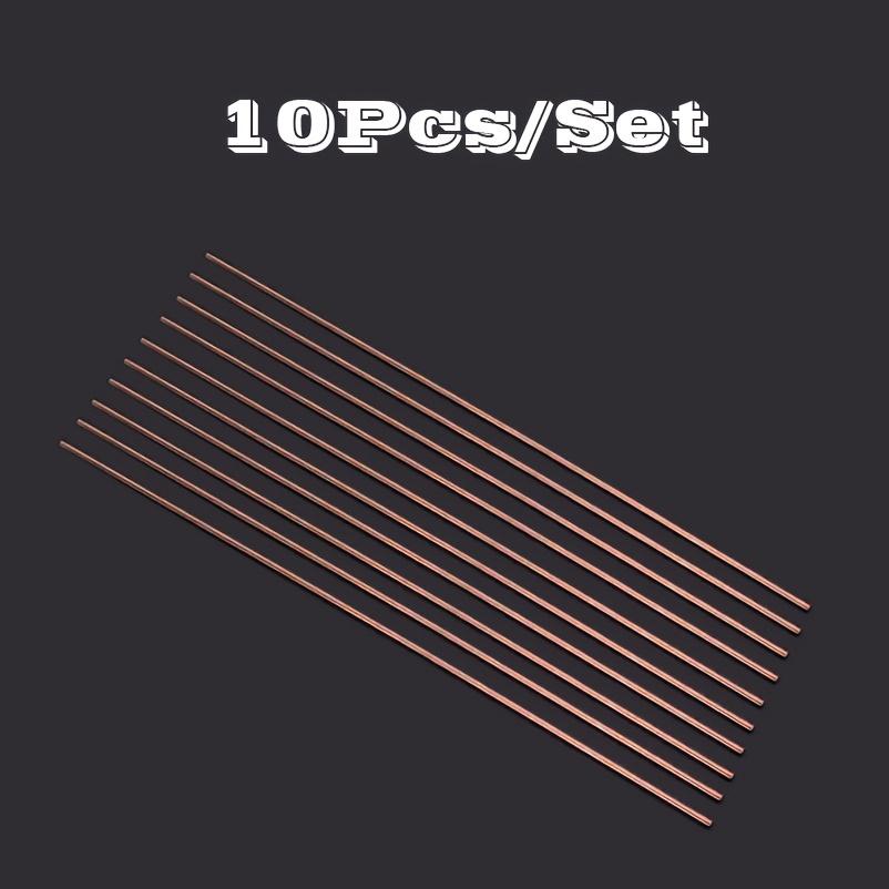 10/20pcs Phosphor Copper Welding Rods, High Conductivity for Pipe and Metal Joining, Ideal for Air Conditioner, Refrigerator, and Car Radiator Repairs