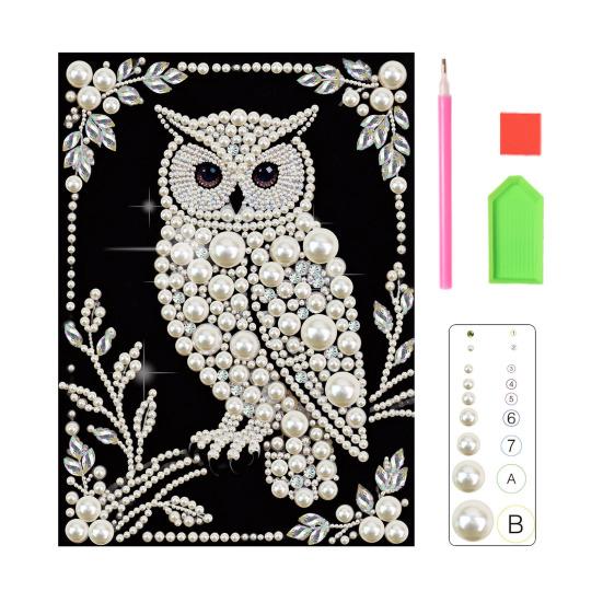 Faux Pearl Painting Kit 3D Pearl Painting Art Craft Animal Designs DIY Mosaic