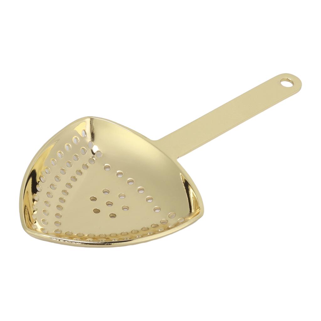 Trójkątne sitko koktajlowe Bez pęknięć Antykorozyjne Dokładna filtracja Dekoracyjne Profesjonalne sitko do lodu do baru domu