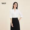 Dajiashi Women's V-Neck 3/4 Sleeve Professional Shirt