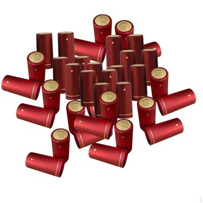 100 Pieces Bottle Heat Shrink Ules Top Covers Wrap