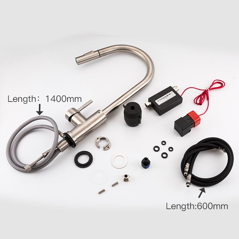 Buy GAPPO Kitchen Sink Faucet Sensor Stainless Steel Touch Faucet Single Handle Kitchen Faucet