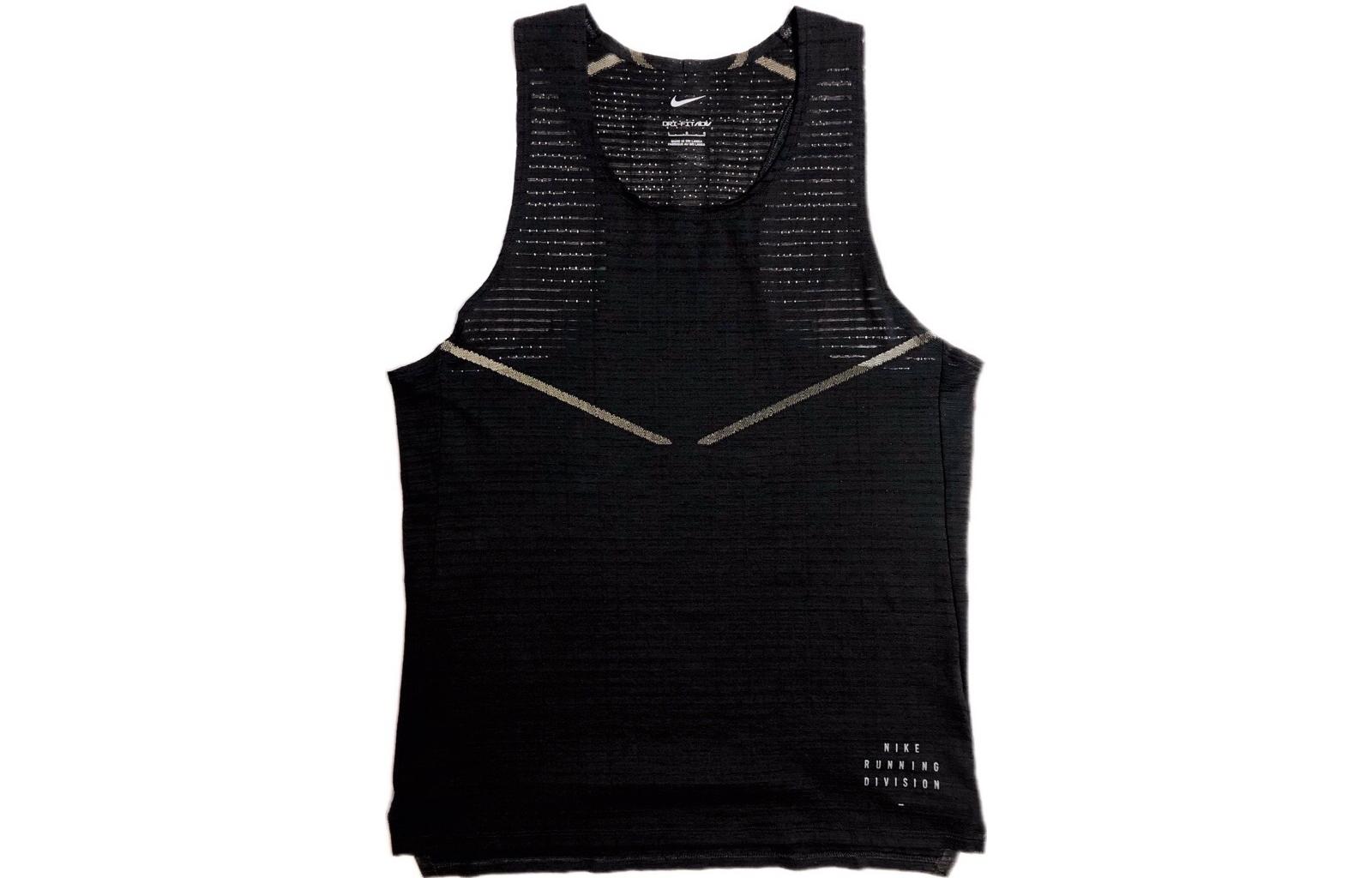 Nike Tank Tops Men s Black Crew Neck Moderate Straight Fit DD4844-010 L