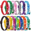 Adjustable Solid Color Pet Bell Collar for Cats and Dogs