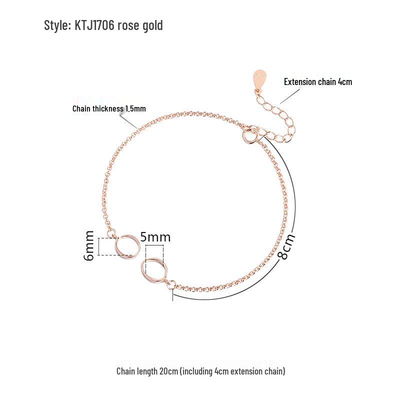 

S925 Sterling Silver Safety Buckle Bracelet with DIY Jadeite Amber Donut O-Chain Bangle and Clip Clasp. S925 Silver