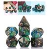 Gaming Dices Set Polyhedrons Dices for Entertainment RPGs Dices Quality Mixed Color Dices Set For Gamers 7pcs