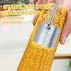 2025 New Corn Peeler for Corn On The Cob, Corn Cob Stripper, Easy To Use Stainless Steel Corn Cob Peeler Cob Thresher Peeler for Quick Corn Kernel