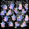 Spooky Hanging Swirls for Events Halloween Hanging Swirl Decorations Ghost Hanging Swirls Set for Halloween Party for Haunted