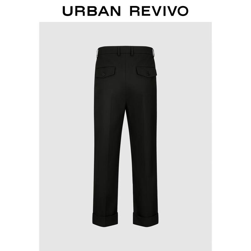 

UR Men s Tapered Pleated Cuffed Casual Pants 34