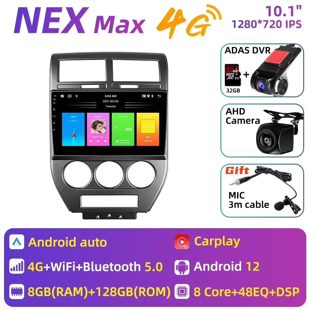 for Jeep Compass MK Patriot 2006-2010 Radio 2 Din Android Stereo Screen GPS Autoradio Head Unit Carplay Car Multimedia Player