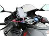 HURRICANE Clamp with USB Power for CBR250RR HU1026B Bar, Black, Supply, (MC51)