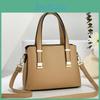 Handheld Chic Womens Pu Shoulder Bag With Inner Pocket For Outings Casual