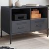 VidaXL TV Cabinet, Television Stand with Legs, TV Stand with Storage Living Room, Anthracite 68x39x50.5 843046
