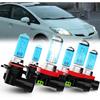 compatible with TOYOTA PRIUS 2010 2011 2012 2013 2014 2015 halogen headlight bulbs,9005/HB3/H10 High Beam + H11/H8/H9 Low Beams + h11 Fog Lights,