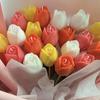 3D Silicone Tulip Candle Mold for Plaster, Fondant, and Chocolate DIY