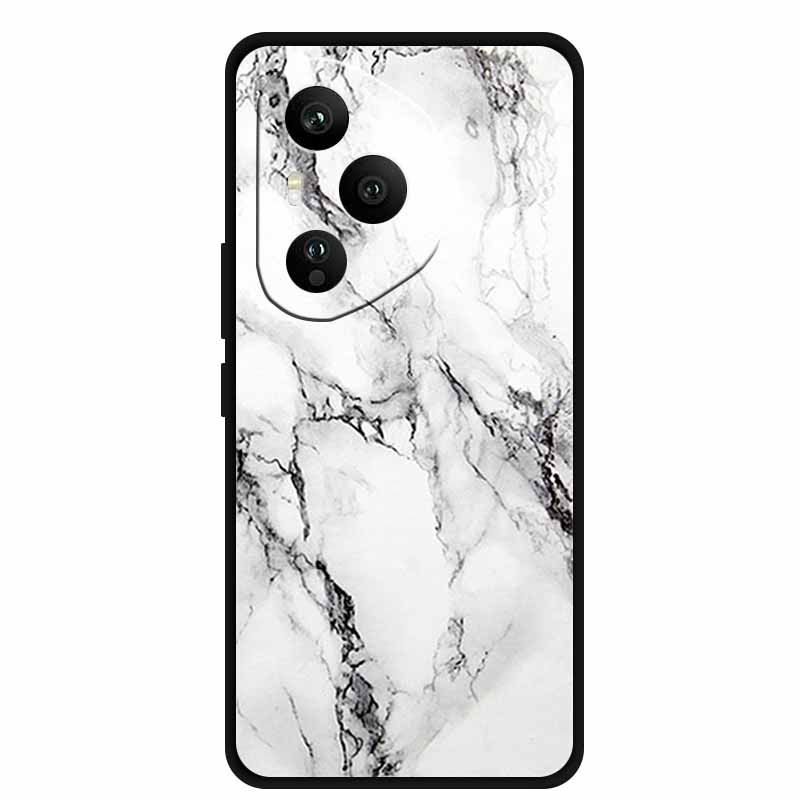 For Honor 400 Pro 5G Case Honor 400 5G Marble Painted Silicone Back Cover Cases for Honor 400 Pro/ 400 TPU Black Case 400 Pro 5G