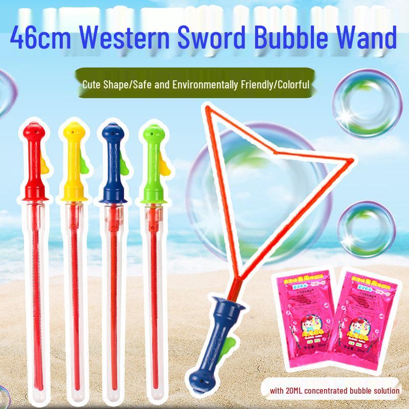 46CM Western Sword Bubble Wand - Children s Summer Bubble Toy