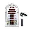 Intelligent Islamic Clock Displaying Time Date Weekday Daylight Saving Calendar World Time Function for 1150 Cities Prayer Alerts Snooze and