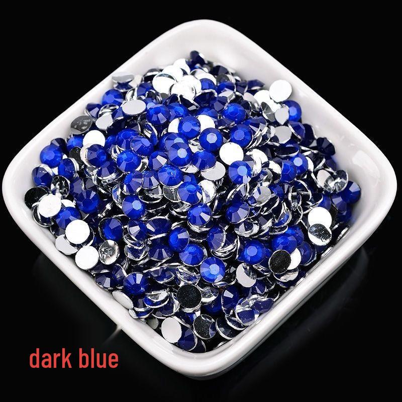 2-6mm Round Flatback Resin Rhinestones for DIY Phone Cases & Nail Art - Imitation Austrian Design