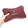 GLSRA1 Alfa Romeo Car Seat Head Support Suede Memory Cotton Neck Pillow Interior Accessories For Spider 4C 159 Giulia Giulietta Tonale