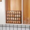 Egg Holder With Lid-Stackable 14-Slot Transparent Plastic Egg Storage Box For Refrigerator