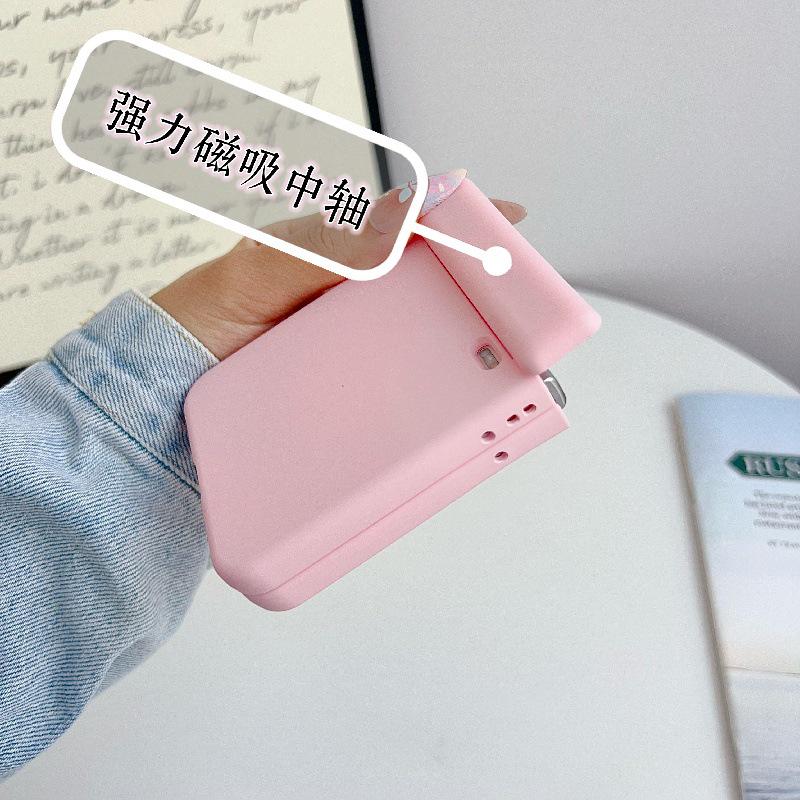 Honor Magic V Flip2 Magnetic Center Shaft Drop-Proof Case: Foldable Solid Color PC Hard Cover