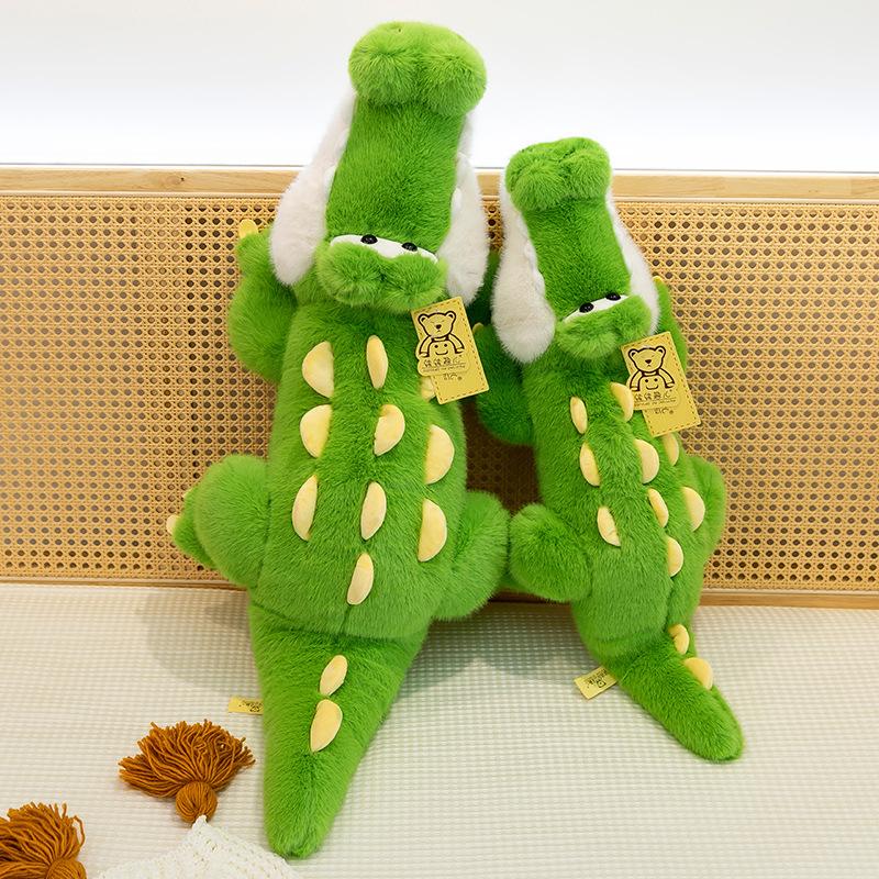 Cute Crocodile Plush Doll Long Strip Children Sleeping Pillow Large Size Soothing Doll Ugly Cute Crocodile Pillow