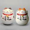 Copo de Cerâmica Japonês Gato da Sorte Artesanato Daruma Desenho Animado Ornamentos de Gato da Sorte Paisagem Decoração para Casa Estatueta Estátua Gato da Fortuna