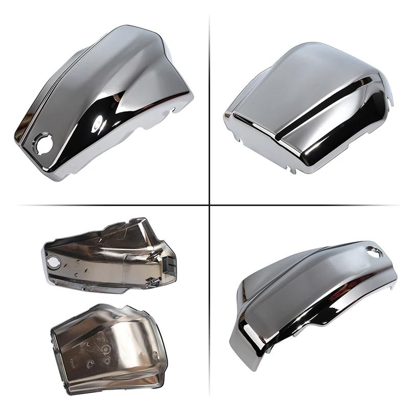 For Yamaha Dragstar V-Star XVS1100 Classic Custom 99-11 Motorcycle Chrome Battery Sdie Covers Left Right Fairing Guard Protector