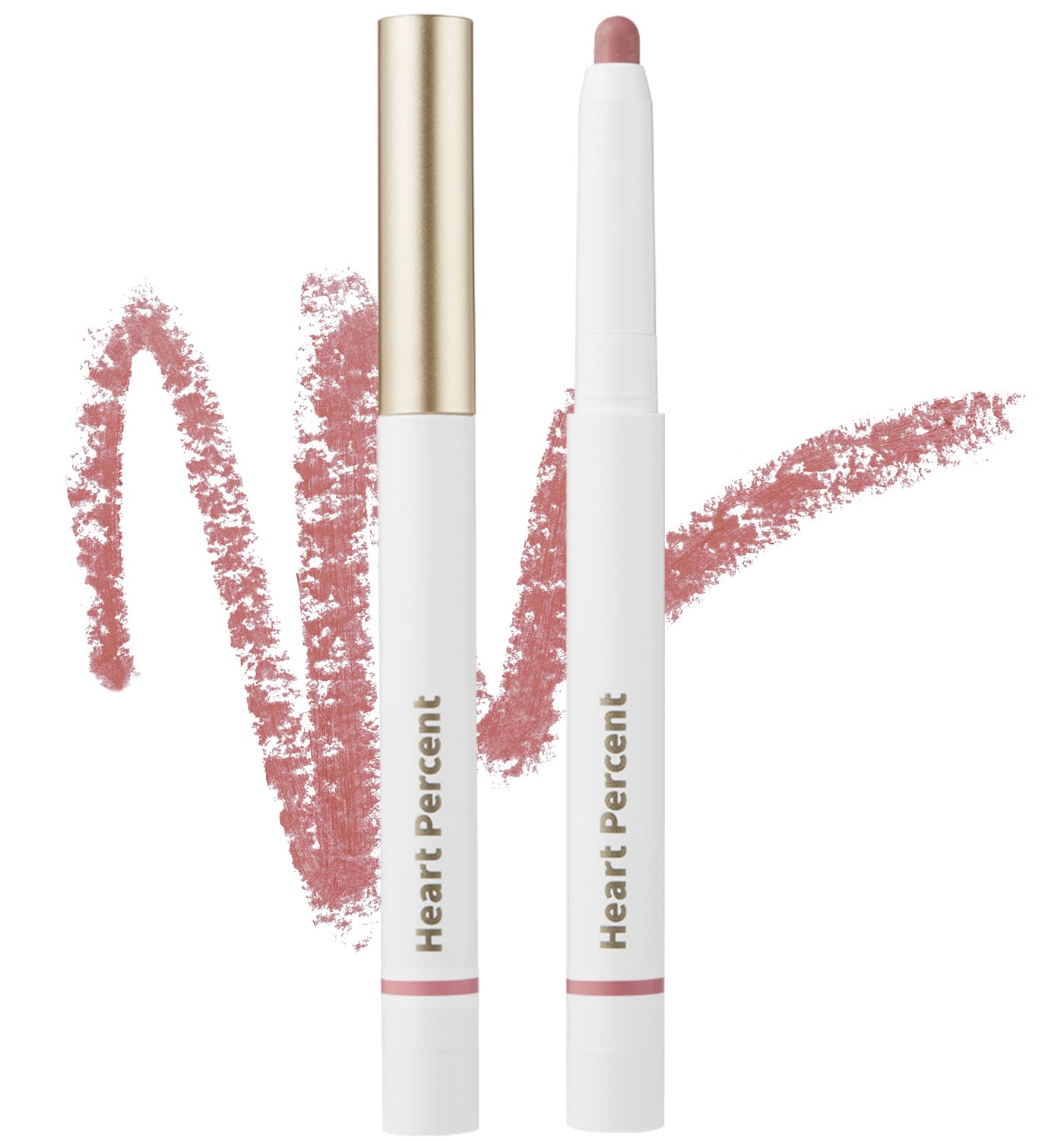 Heart Percent Dote On Mood Lip A lip pencil that acts as a lip lip contouring and MAUVE Pencil 4-in-1 liner, base, product, blush. (15. LIPS)