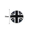 4Pcs 56mm British Flag Emblem Car Wheel Hub Center Cap Badge Stickers For Mini Cooper JCW R55 R56 F55 F56 R57 R58 R60 Countryman SS77