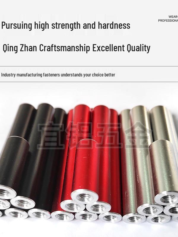 M4d7 Aluminum Alloy Round Spacer Stand with Double Internal Threaded Rod