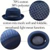 1 Stück Sommer Mesh Sonnenhut Herren Damen Atmungsaktiver Mesh Fedora Hut Jazz Kappe Panama Fedora Hüte Damenmode Herren Accessoires Panama Netzhut