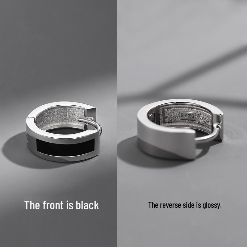 Men's Trendy Stud Earrings and Ear Hoops - European & American Hip Hop Style Ear Jewelry