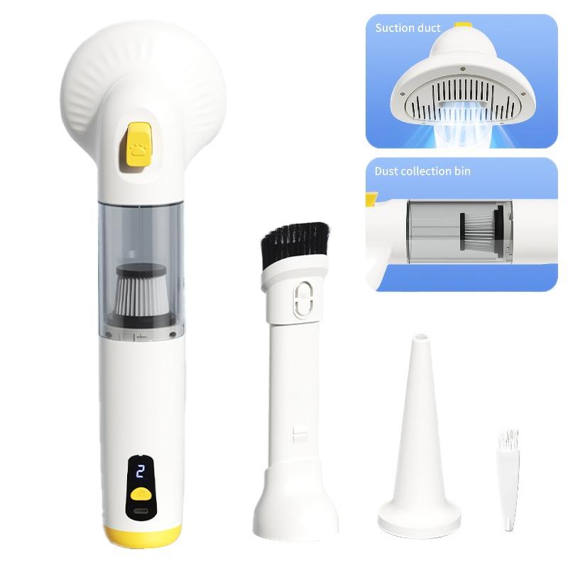 Pet Vacuum Cleaner with a Pet Brush, Capable of Combing And Suctioning Simultaneously, 4KPA Suction Power, High-Quality Lithium Battery