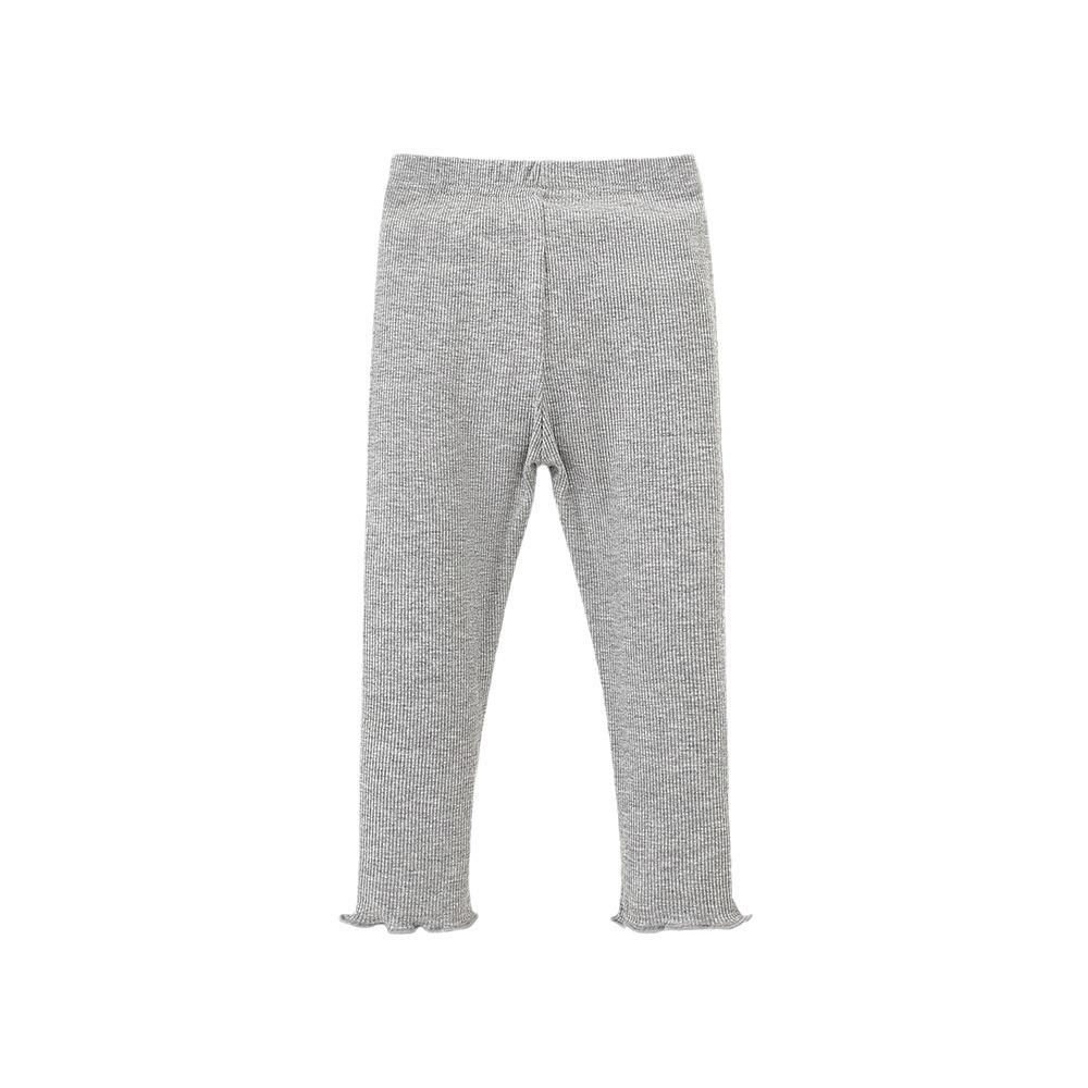 2024 Spring Cotton Lace Slim Fit Elastic Leggings for Baby Girls