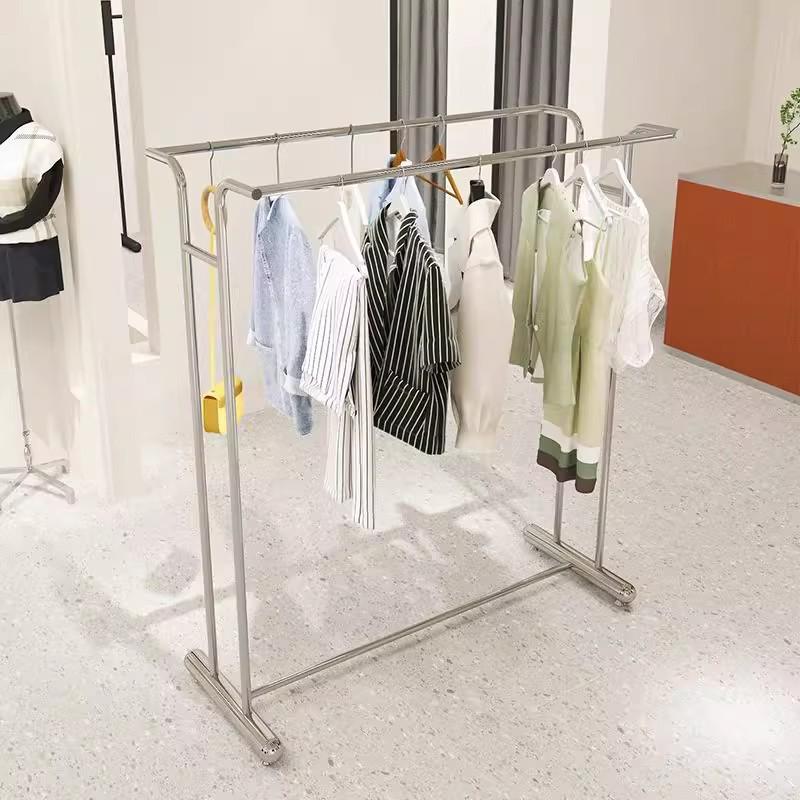 Women's Stainless Steel Clothing Display Rack