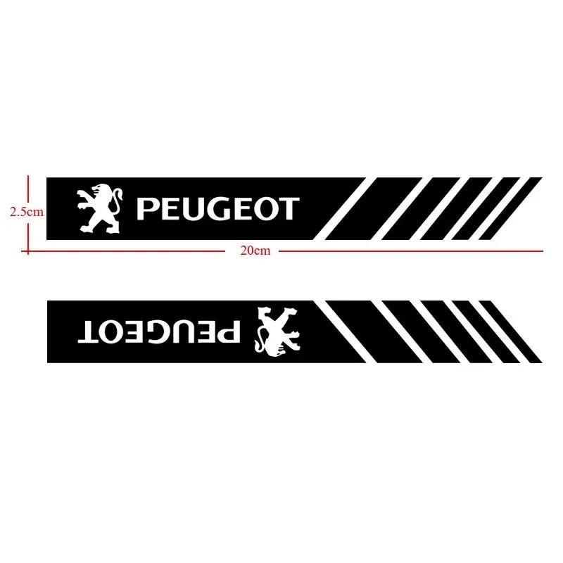 Car Sticker 2Pcs Car Styling Rearview Mirror Decal Stickers Car Styling for Peugeot 5008 4008 3008 207 308 408 307 508 GT Auto A