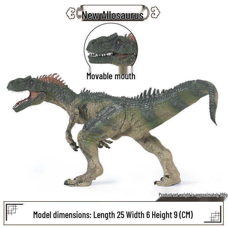 Realistic Large Tyrannosaurus Rex Dinosaur Model - Leaping Dragon Allosaurus Toy