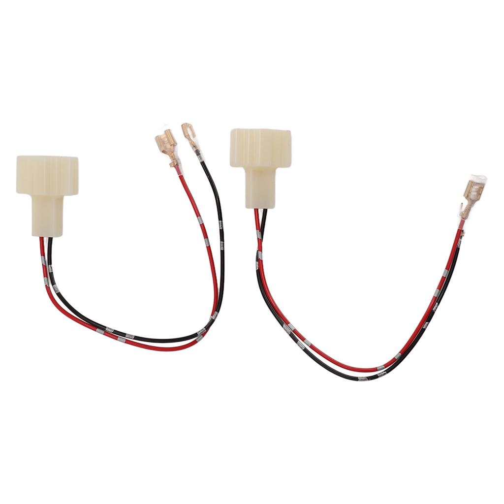 Par Bil Effektförstärkare Mellanbas Högtalare Kabelhärva Adapterkontakt Plug and Play 12V 3A 10W