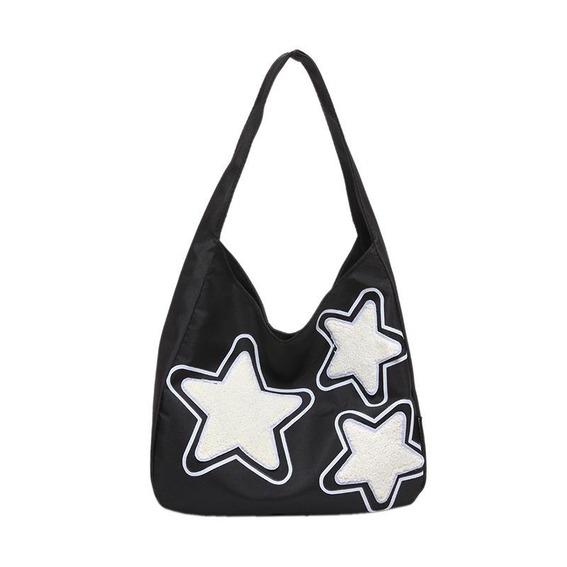 Beautiful Bag Women's Large-capacity 2025 New Summer Foreign Shoulder Bag Cloth Bag Texture Commuter Niche Tote Bag