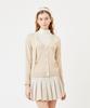 Aven Drop Taping Cardigan Beige