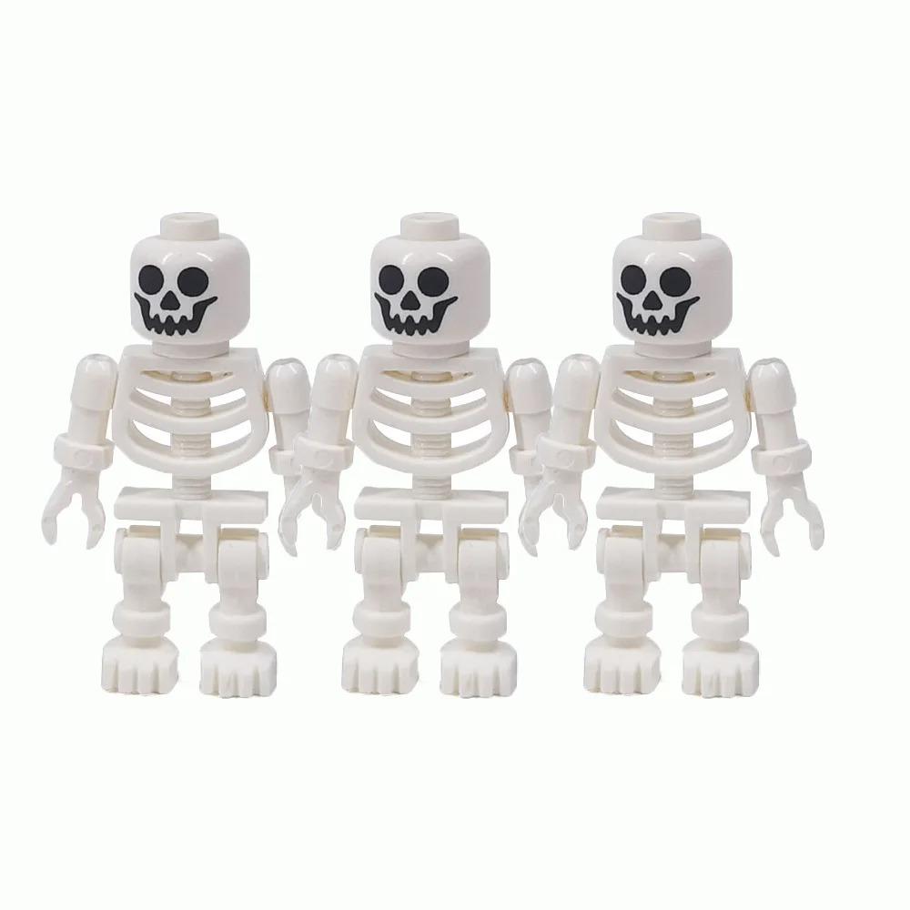 MOC Medieval Alchemy Room Kitchen Wizard Potion Building Blocks Devil's Spring Castle Road Lamp Witch Figures Scene Skull Bricks