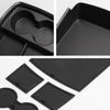 Armrest Storage Box Under Center Console Organizer Container Tray Shelves For Kia For EV9  Car Interior Accessories Black