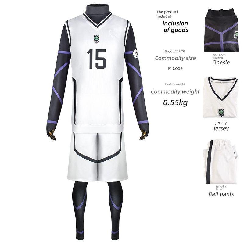 Blue Prison Jersey Jiseiichi Cosplay Costume Bachira Meguru Chigiri Hyoma Kishin Renzuke No. 11 Jiseiichi Cosplay Costume
