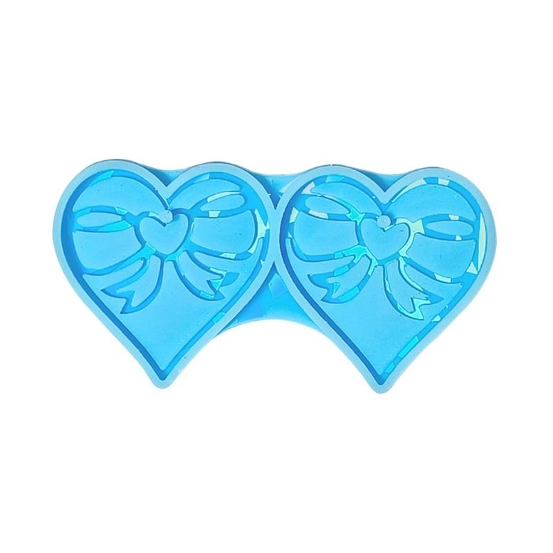

Versatile Resin Casting Mold Necklace Pendant Mold Heart Shape DIY Jewelry Making Molds for Creating Jewelry Keychains