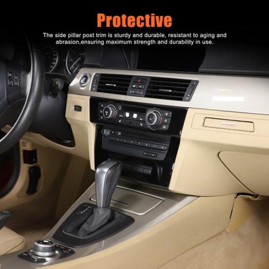 Fényes Fekete Konzol Klíma AC & CD Dísz BMW 3-as Sorozat E90 05-12