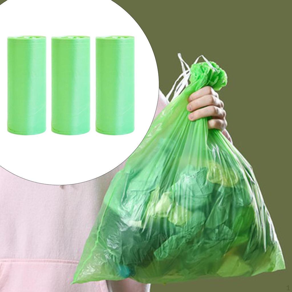 Szemeteszsákok Többfunkciós Fürdőszobai Kuka Bélés WC Nappali 30 db