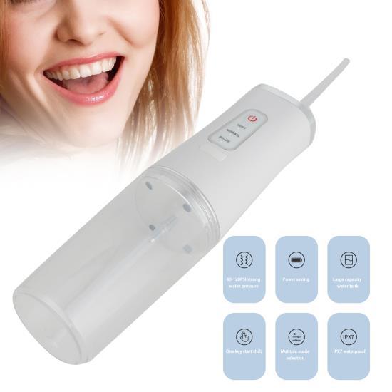 Portable Electric Dental Oral Irrigator Food Residues Removal White Teeth Cleaning Device